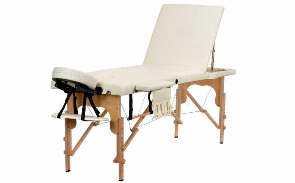 Jata 3 dalių, Wecco, masažo stalas, kreminis