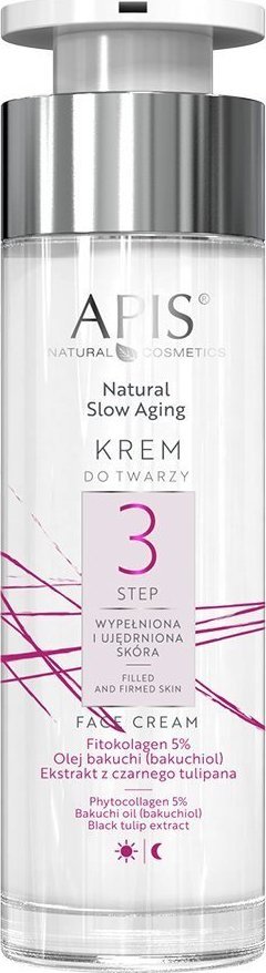 Apis Natural Slow Aging krem do twarzy step 3 wypełniona i ujędrniona skóra 50ml