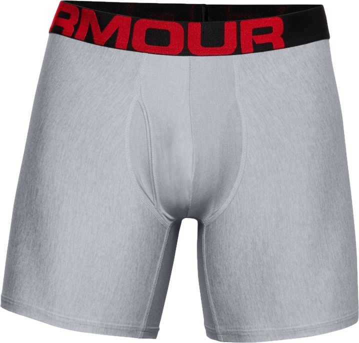 Under Armour Under Armour Charged Tech 6in 2 Pack 1363619-011 S Szare