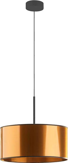 Lampa wisząca Lumes Miedziany żyrandol z okrągłym abażurem 30 cm - EX871-Sintrev