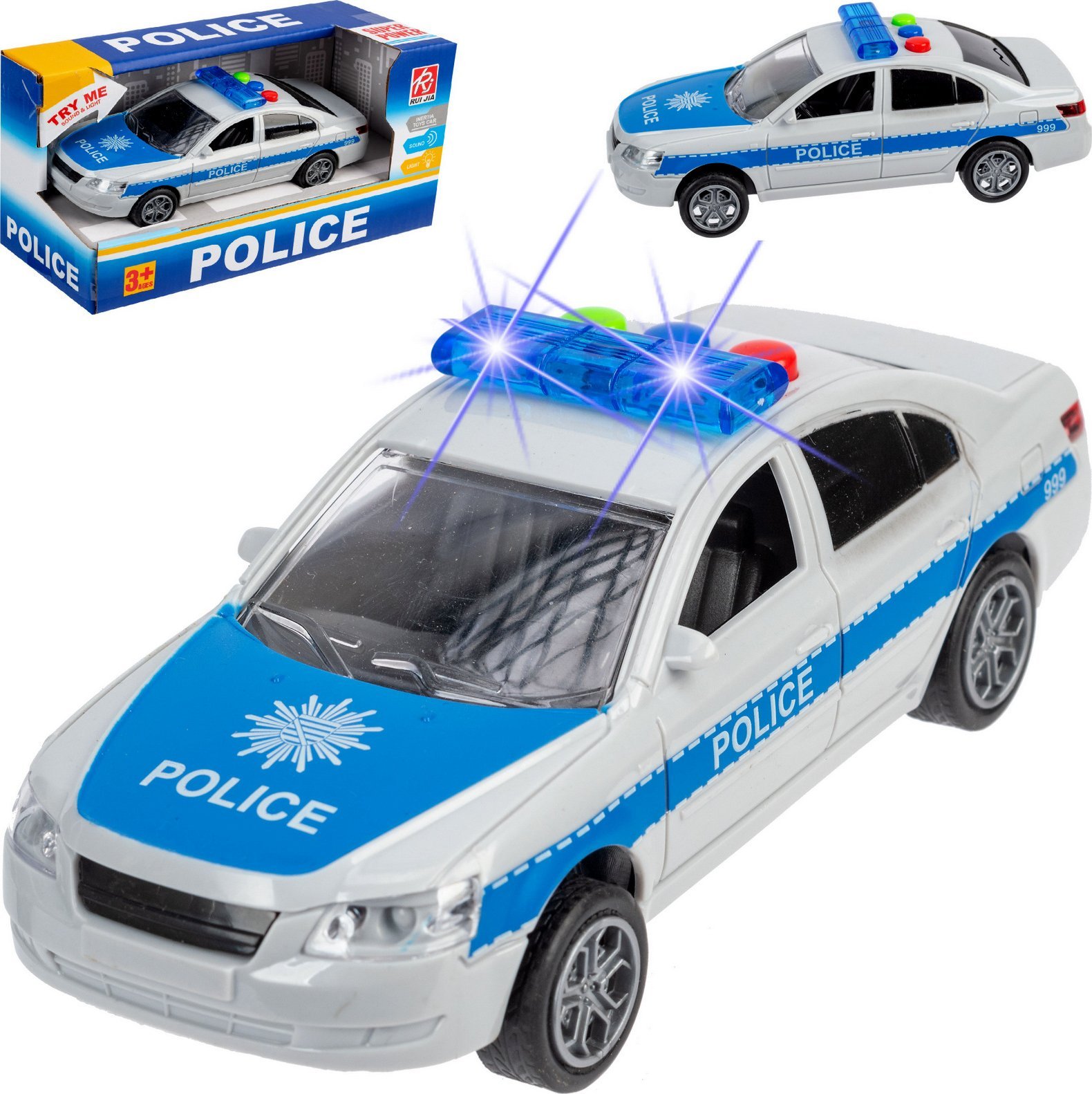 Qulki Policja Radiowóz wóz Policyjny Światło Dźw. Napęd