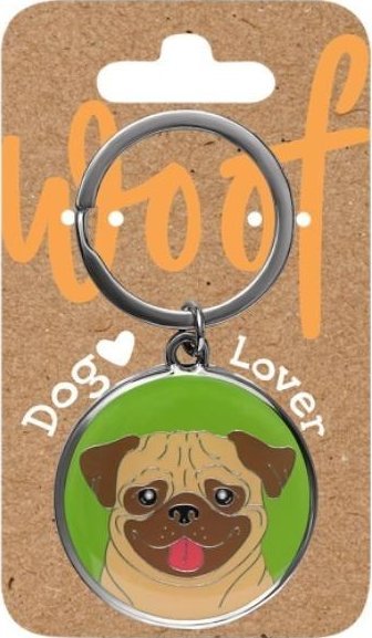 Brelok dla psiarzy - mops