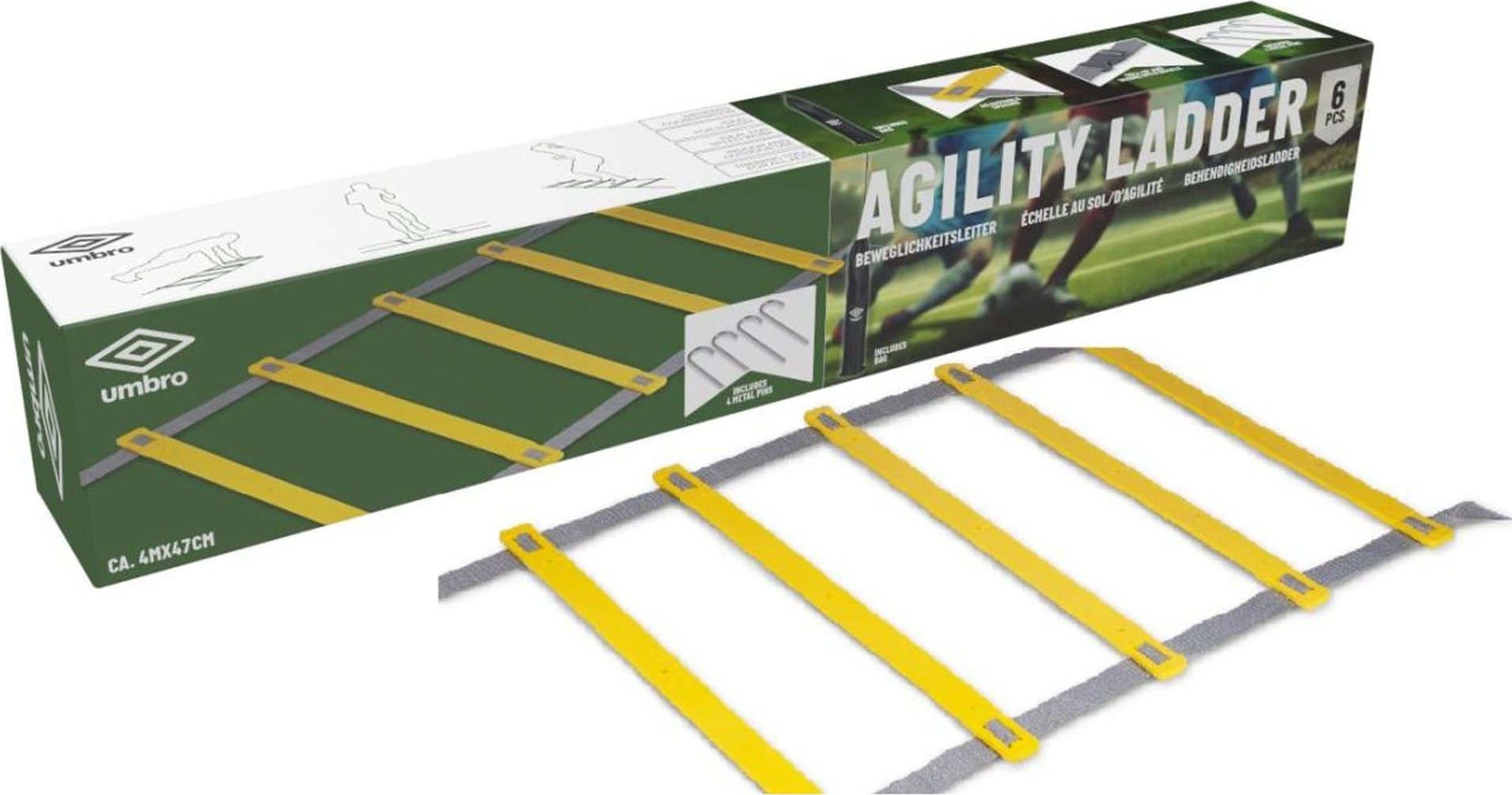 Umbro DRABINKA SPRAWNOŚCIOWA 4M Z REGULOWANĄ ZAPINKĄ UMBRO