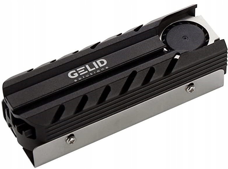 Gelid IceCap Pro M.2 Black, czarny radiator z termopadami na dyski (HS-M2-SSD-22)