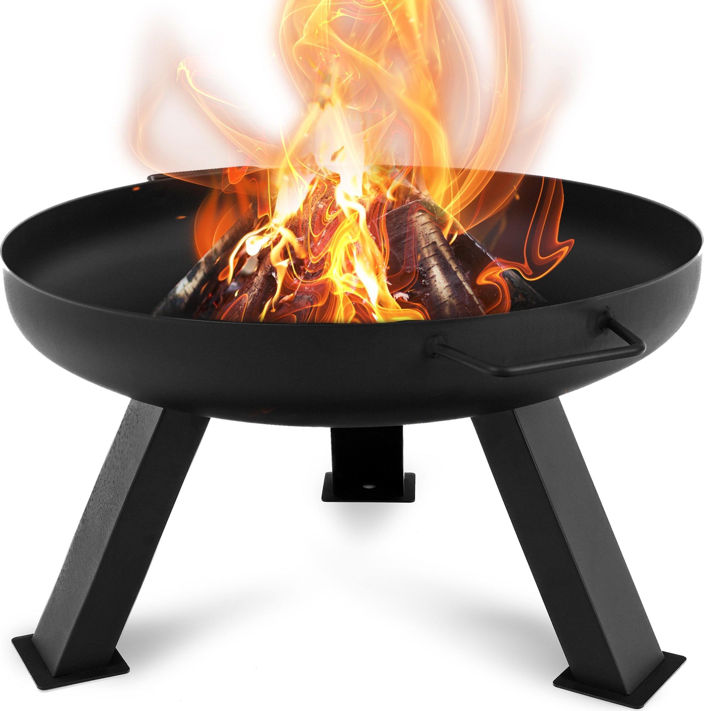 Palenisko ogrodowe Lehmann PALENISKO OGRODOWE LEHMANN 60 CM OGNISKA GRILLA KOCIOŁKA STALOWE CZARNE