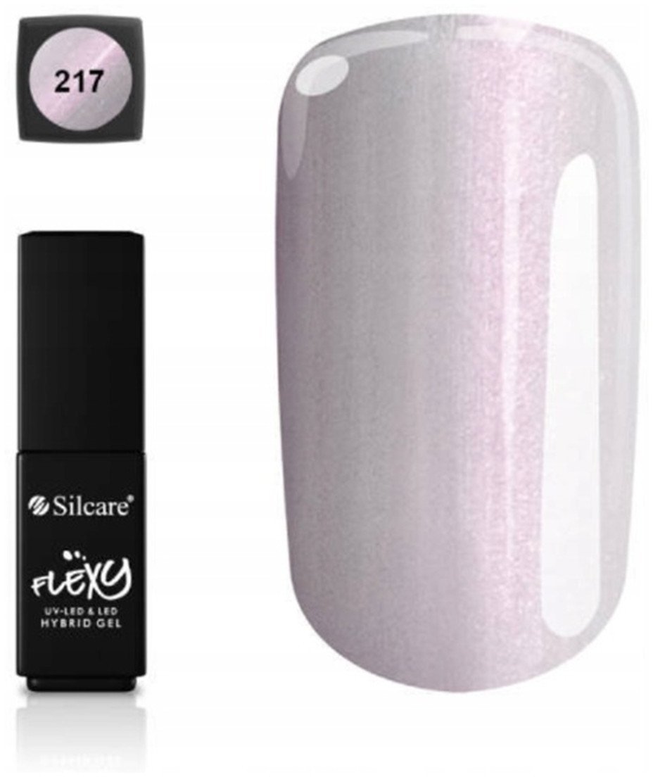Silcare Flexy Hybrid Gel lakier hybrydowy 4.5g Pearly Sky (217)