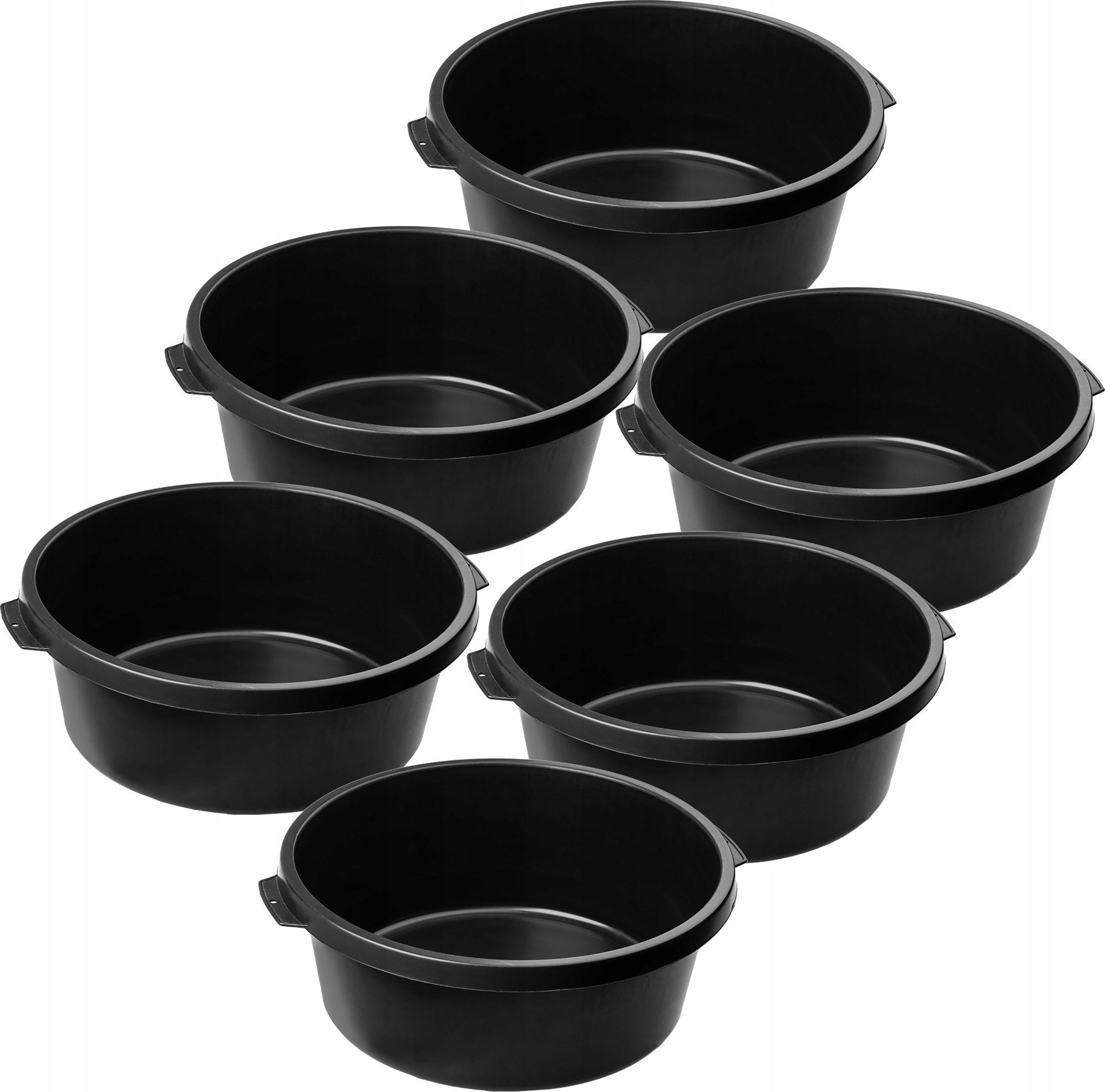 Kadax Kastra Budowlana Okrągła Pojemnik Miska 14L 6szt