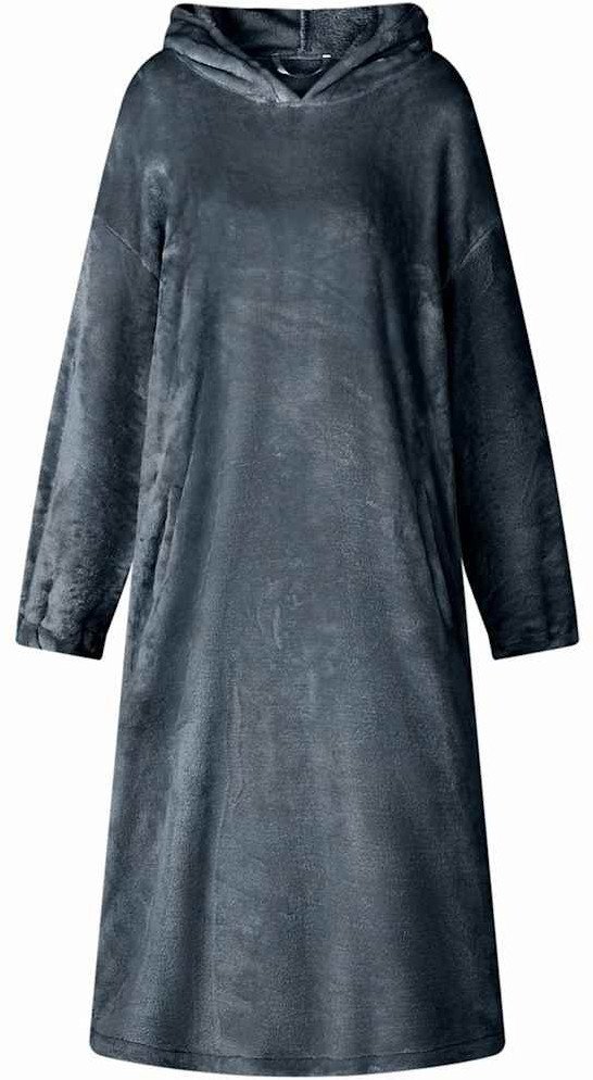 vidaXL Bluza-koc Granatowy l Flanela