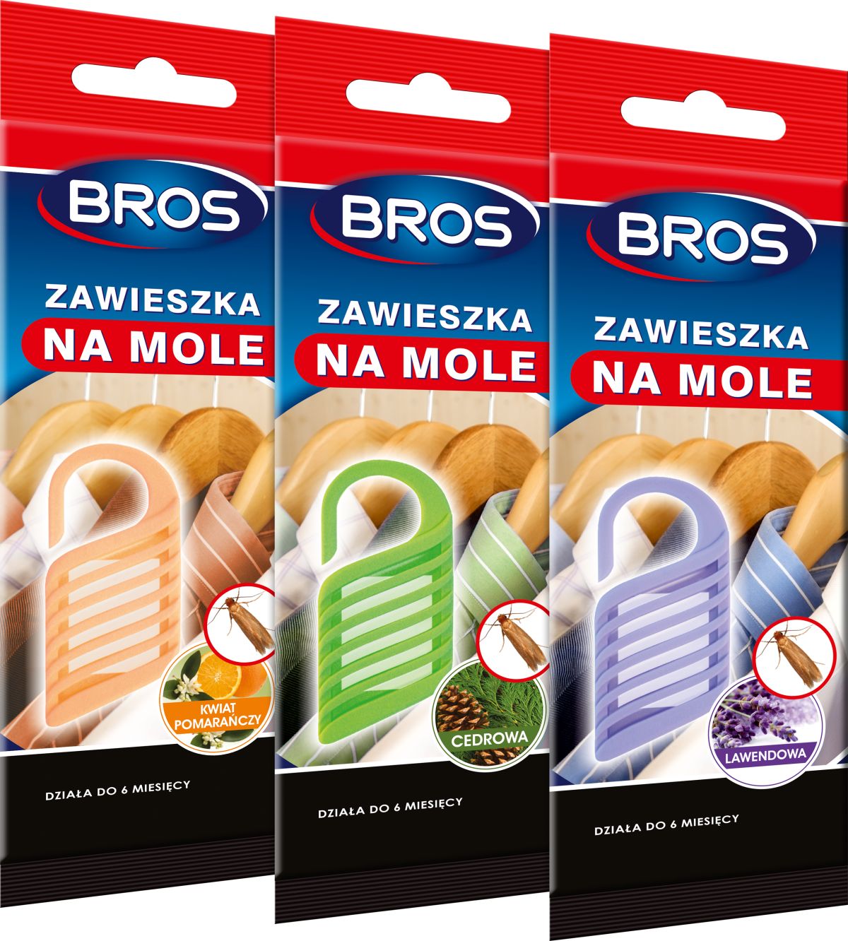 Bros Zawieszka przeciw molom cedrowa - B080