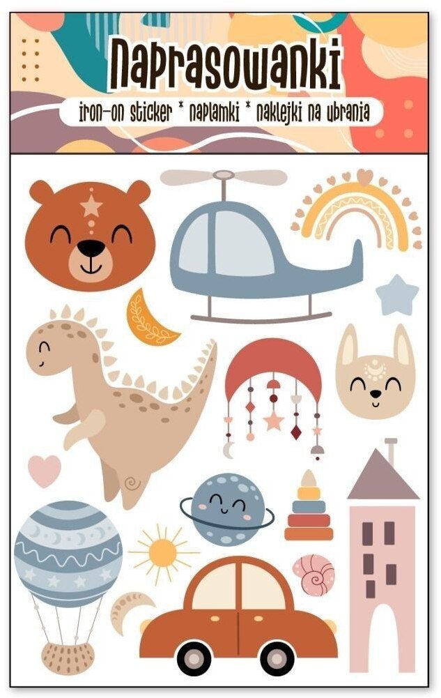 Naprasowanki Termo Naklejki na Ubrania Boho Baby