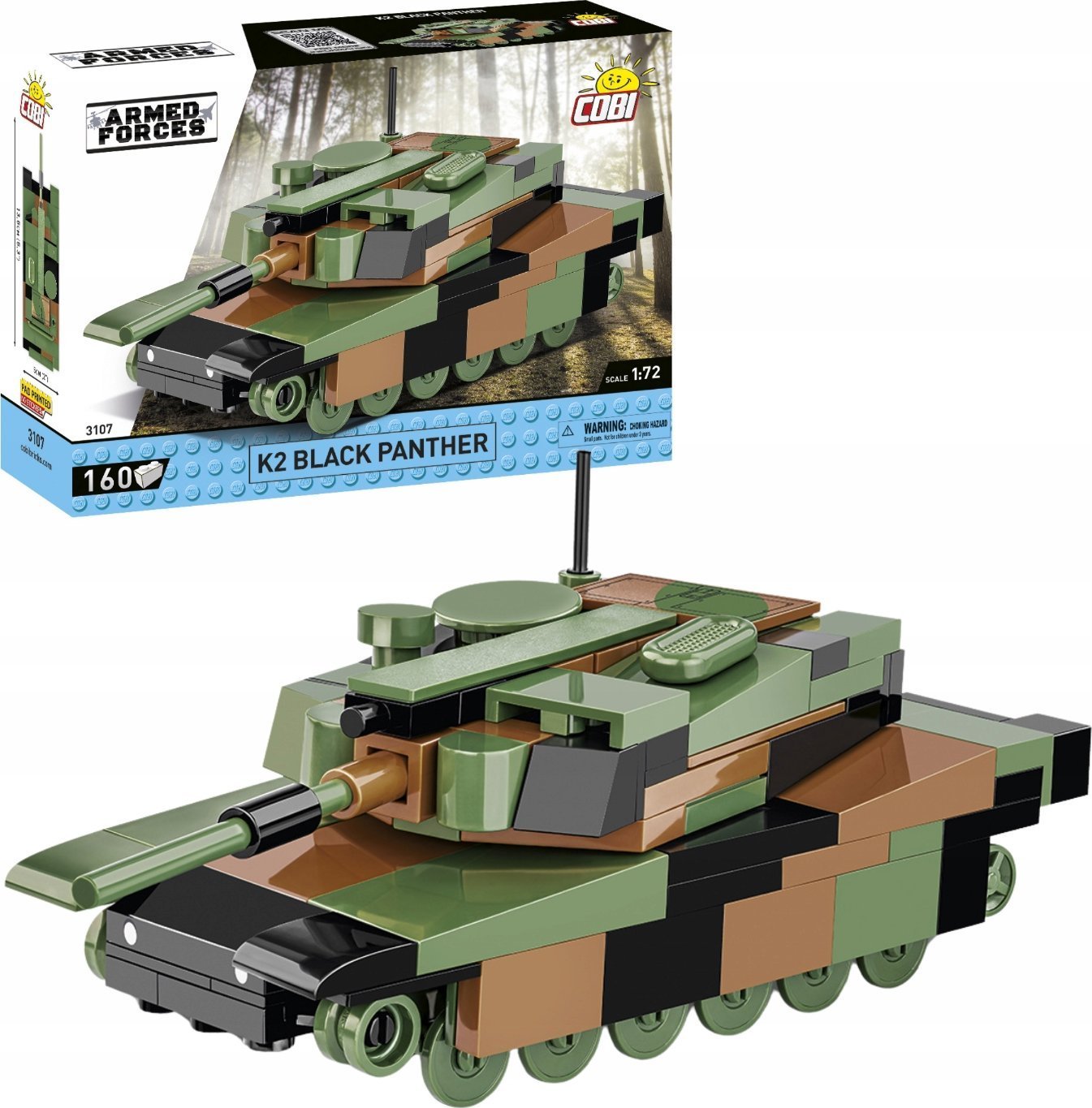 Cobi Klocki K2 BLACK PANTHER 160 elementów