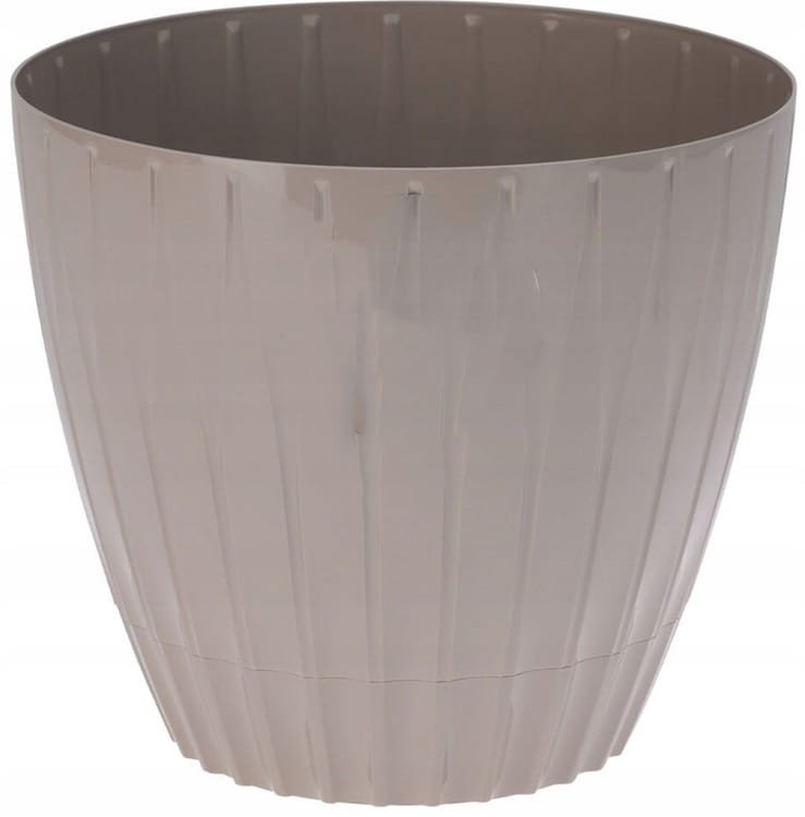 Osłonka na doniczkę 14,5x13cm Stylowa i praktyczna ze zdejmowanym dnem