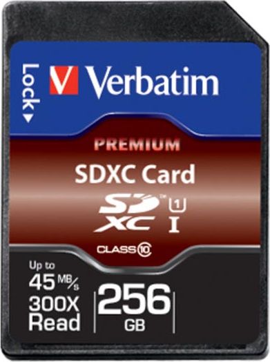 Karta Verbatim Premium SDXC 256 GB Class 10 UHS-I/U1 (44026)