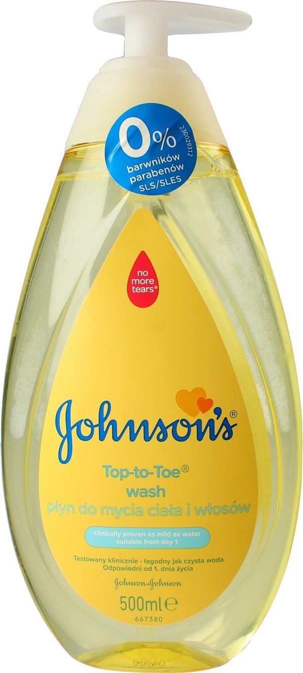 JOHNSONS BABY Płyn do mycia Top-to-Toe Wash 500ml