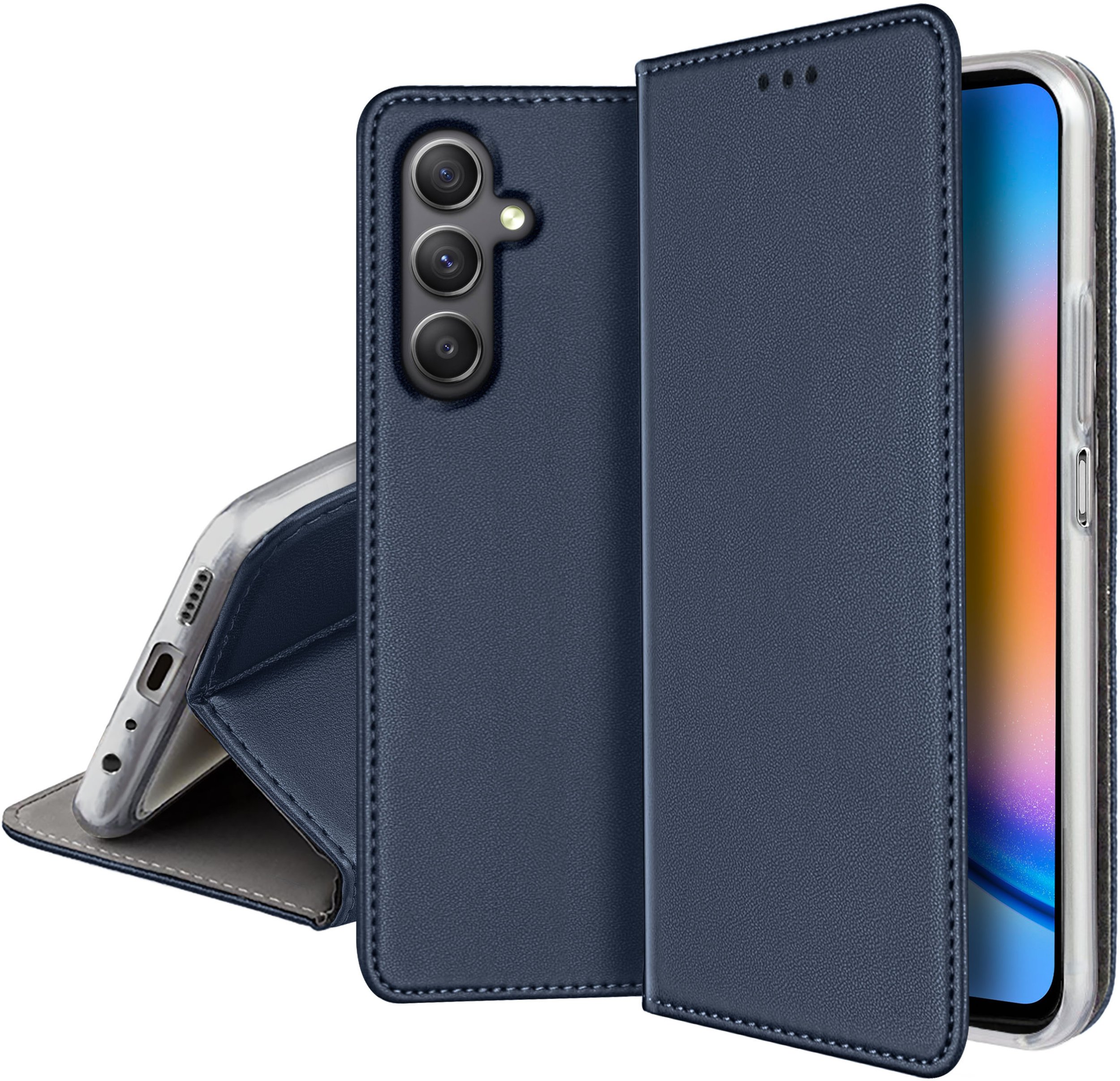 ETUI SKÓRZANE do SAMSUNG GALAXY M15 5G MAGNETYCZNE BOOK TOKRA SZKŁO