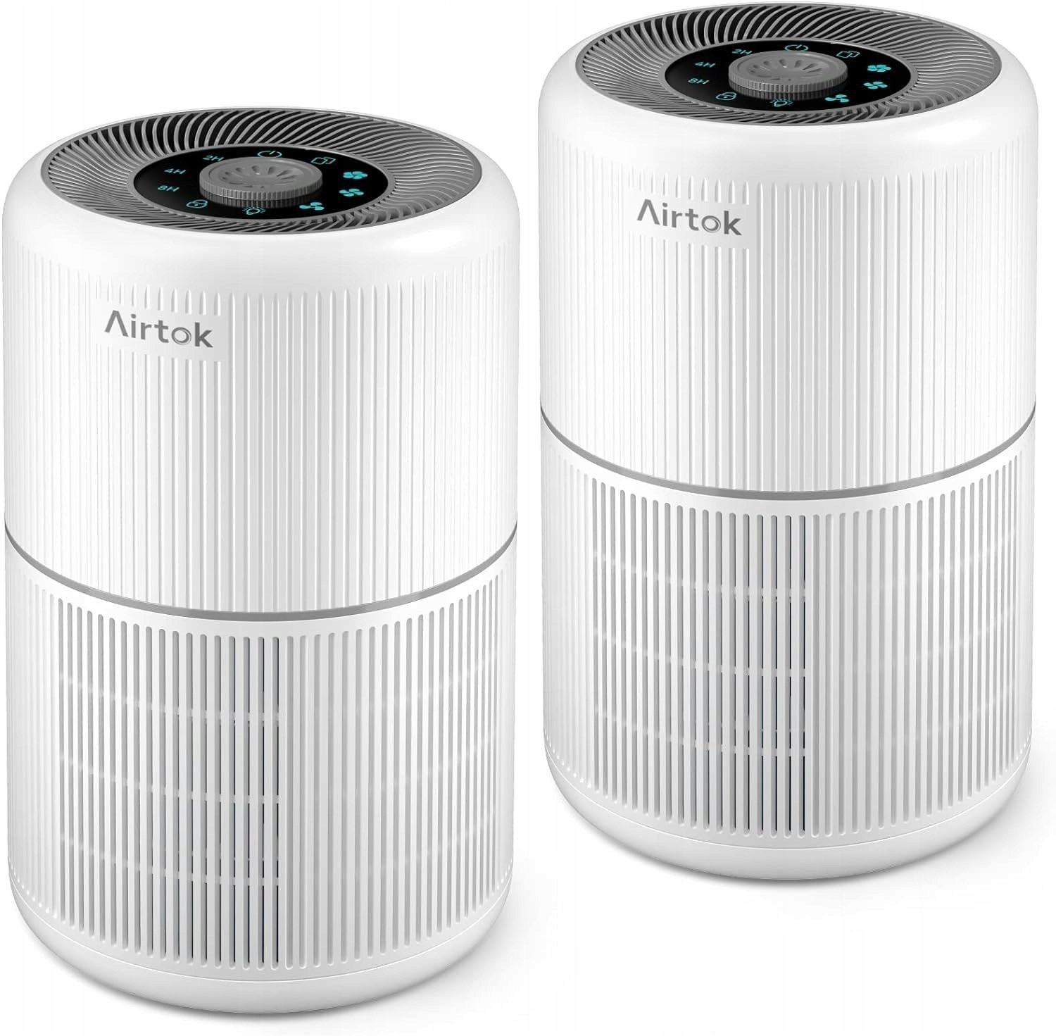 AIRTOK 2 szt Oczyszczacz Filtr H13 HEPA Na Kurz Zapachy Zwierząt DOM