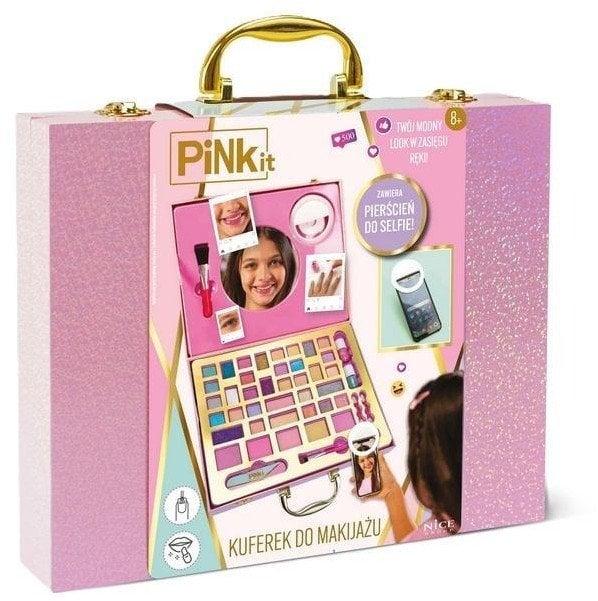 PINK IT KUFEREK DO MAKIJAŻU Z PIERŚCIENIEM DO SELFIE
