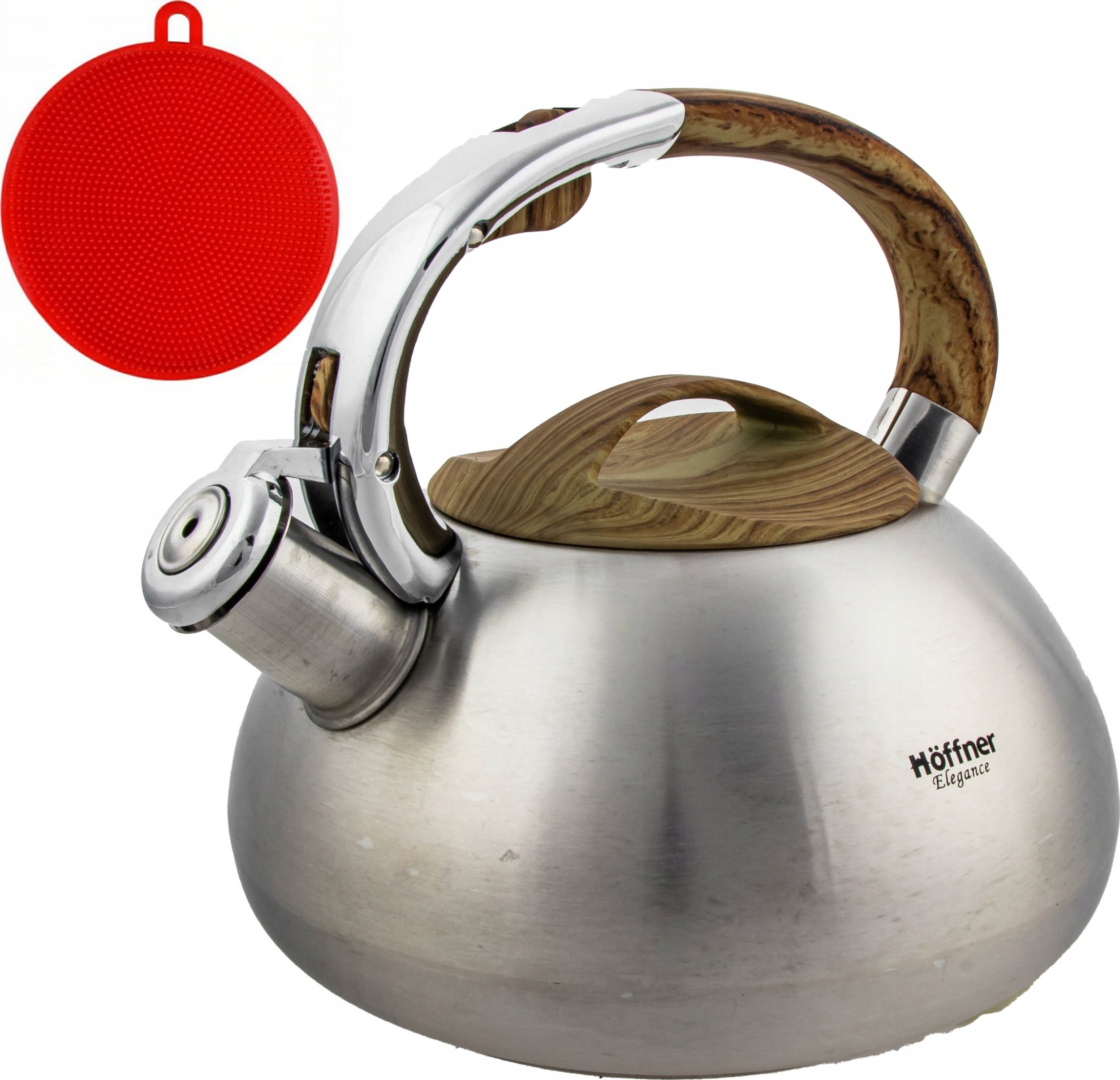 Hoffner Czajnik z Gwizdkiem 3 Litry Indukcja Gaz Stalowy