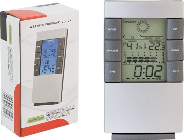 Stacja pogodowa Apte Elektroniczna stacja pogody zegar temperatura uniwersalny