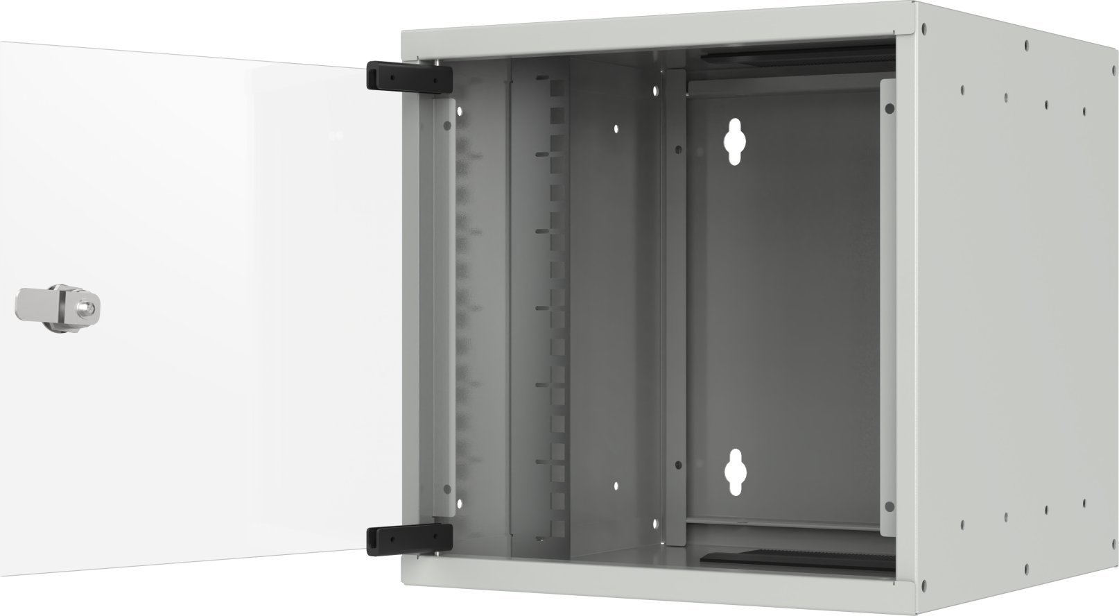 Szafa EFB EFB 48,26cm 10Zoll 4HE Wandgeh�use Tiefe 300 mm 1-teilig vormontiert RAL7035