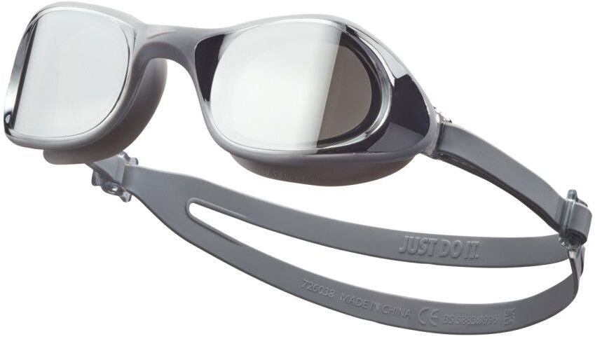 Nike OKULARKI PŁYWACKIE NESSB160051 OS EXPANSE MIRROR GOGGL LT S