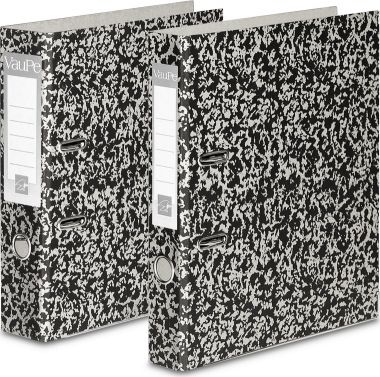 Segregator VauPe dźwigniowy A4 75mm marmurowy (020/98)