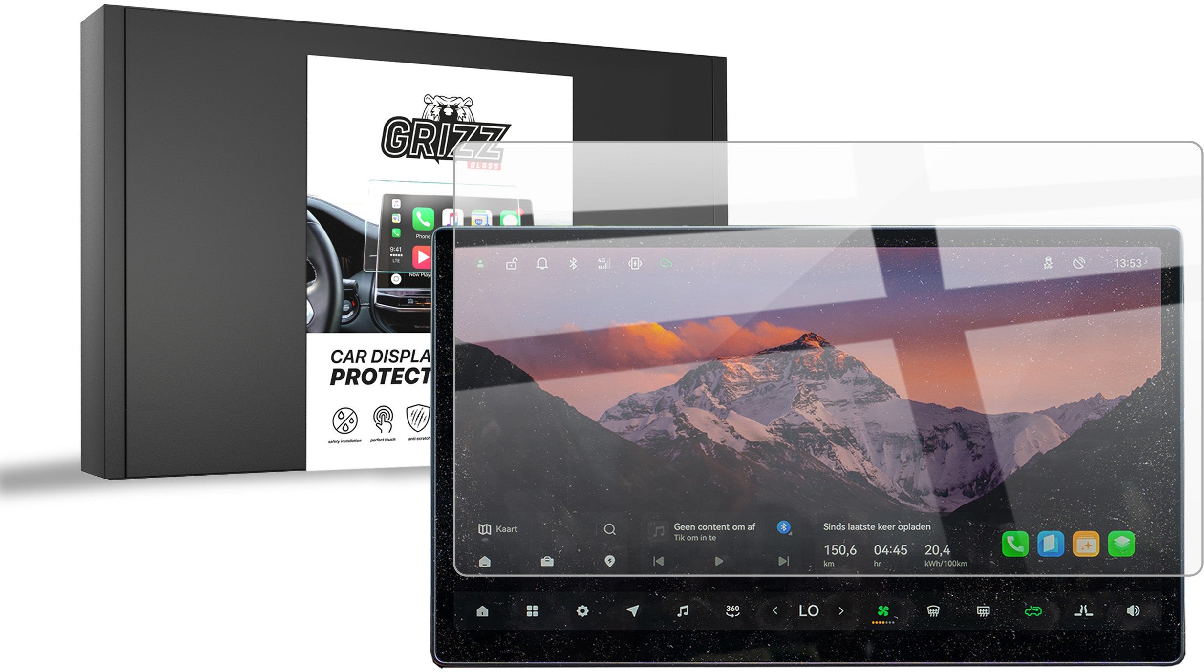 Folia ceramiczna GrizzGlass CarDisplay Protection do Leapmotor C10 14,6" (2025)