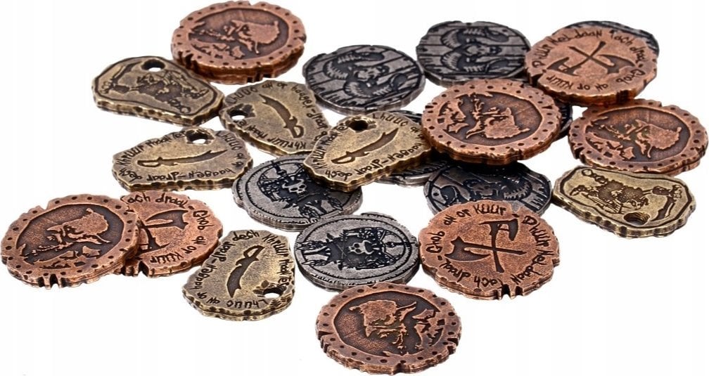 Drawlab Entertainment Metalowe monety - Gobliñskie (zestaw 24 monet)