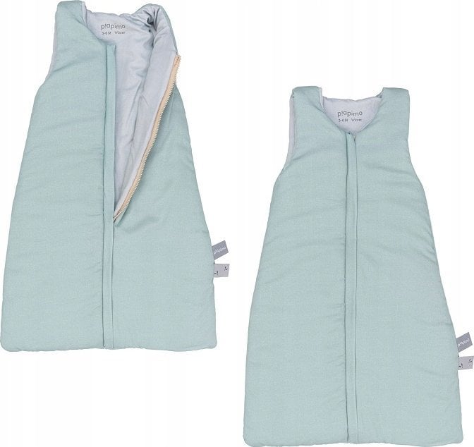 Piapimo PIAPIMO-ŚPIWOREK LETNI 6-18 MIES. ZIELON Y I SZARY KOLEKCJA SleepSweet