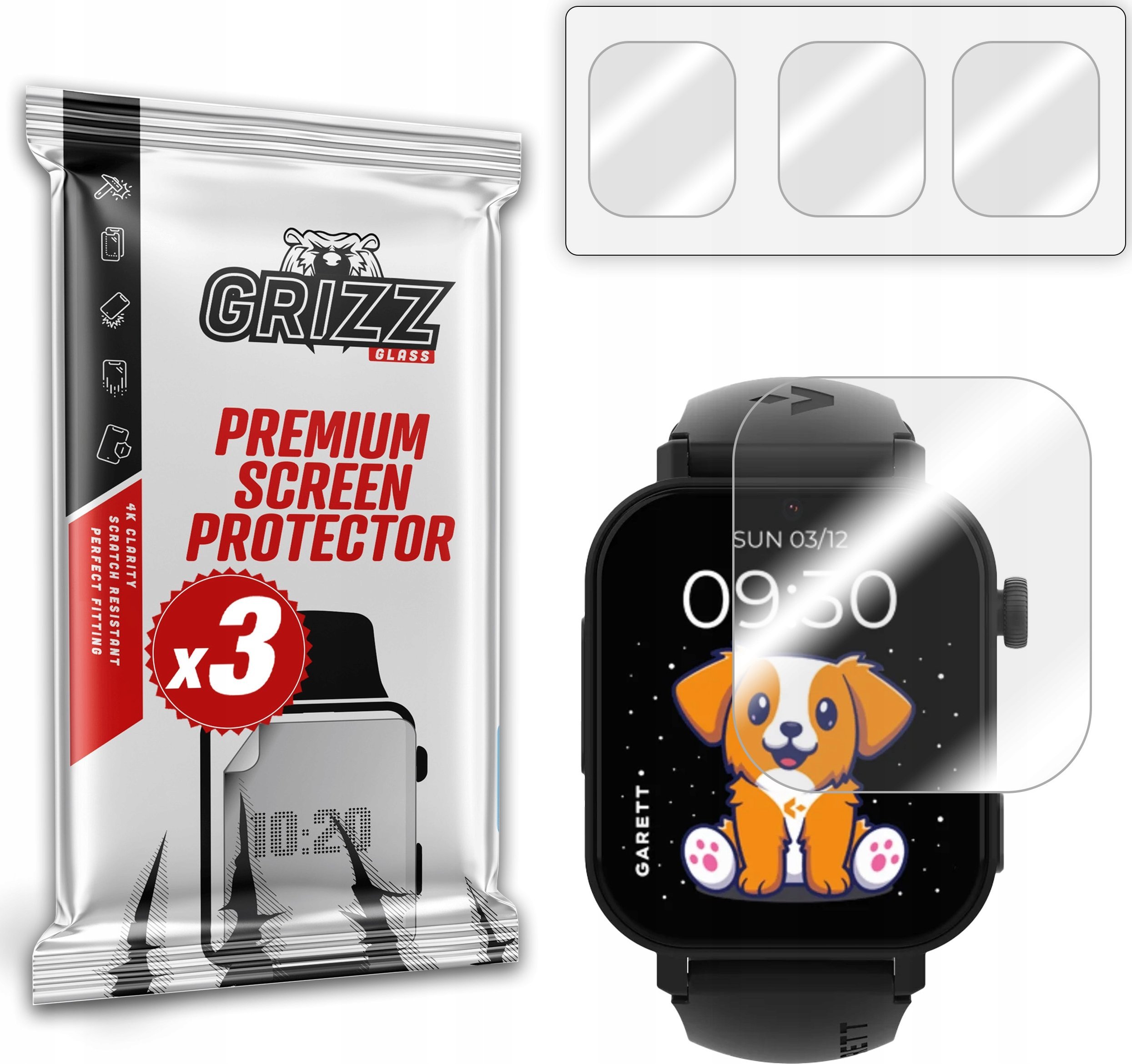 Folia hydrożelowa GrizzGlass Hydrofilm do Garett Kids Rel 4G