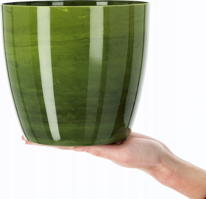 Kadax Doniczka Osłonka Na Kwiaty Rośliny Zielona 16 cm