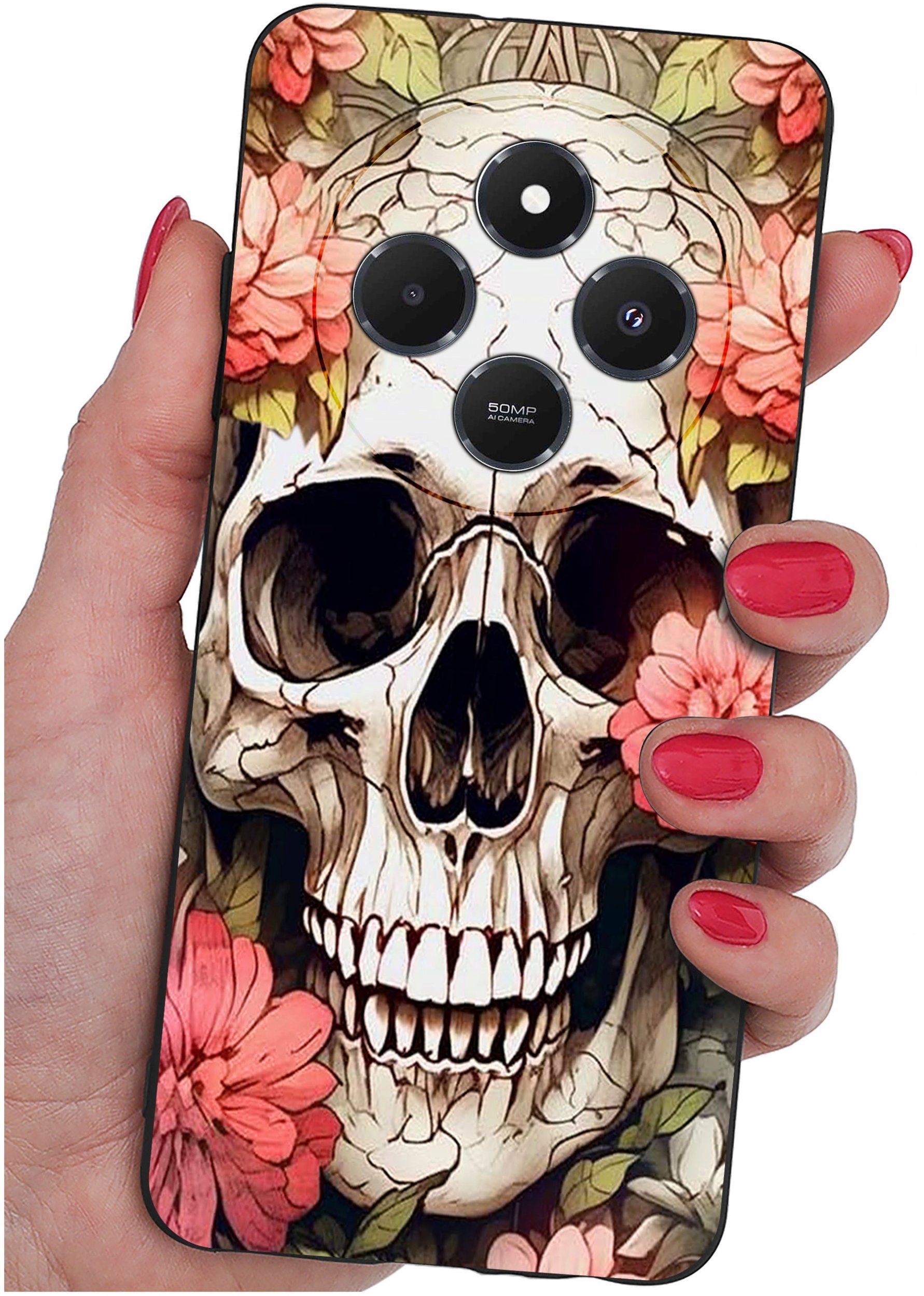 Etui do Xiaomi Redmi 14C WZORY |SILIKONOWE MATT CASE + SZKŁO 9H