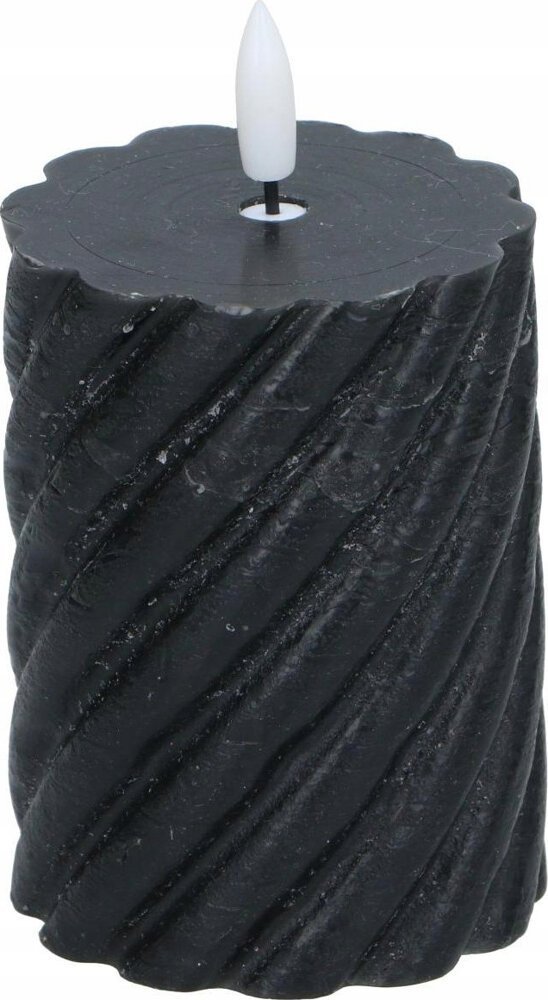 Articasa ŚWIECA DEKORACYJNA 75x100MM LED WOSK BLACK