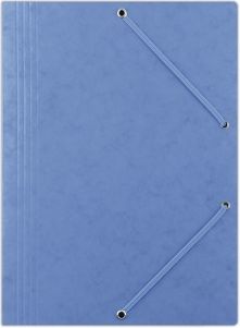 Donau Teczka A4 preszpan z gumką niebieska (8643080-10PL)