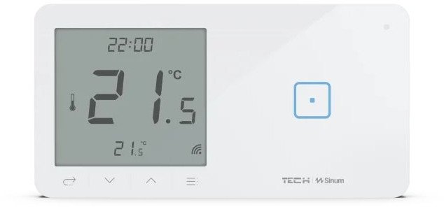 Bezprzewodowy włącznik światła poj. z regulatorem pokojowym biały WSR-01P Tech Sterowniki
