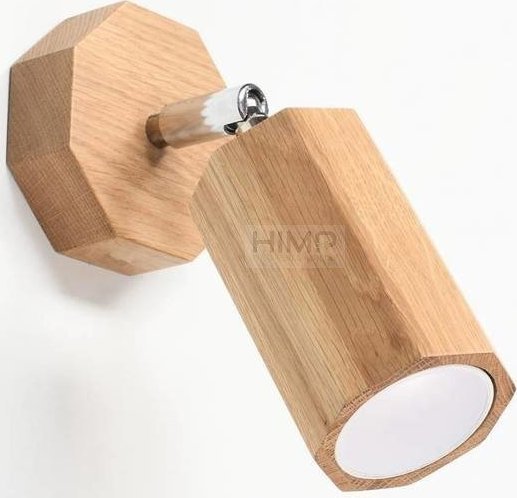 Kinkiet Sollux Lighting Kinkiet ZEKE dąb himp