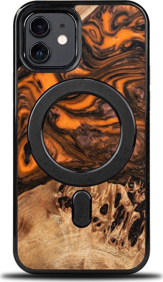 BeWood Etui Bewood Unique na iPhone 12 / 12 Pro - Orange z MagSafe
