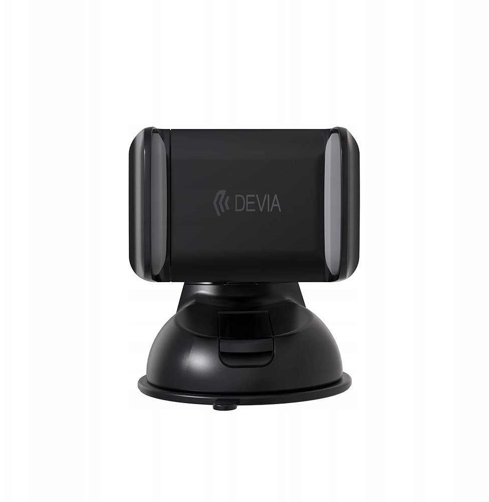 Devia uchwyt samochodowy ES049 czarny z przyzssawką