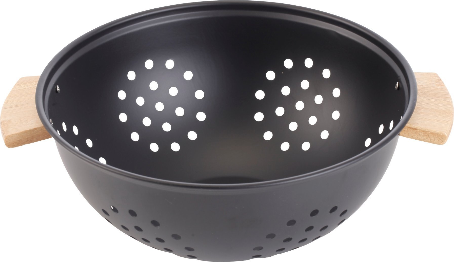 MODERN KITCHEN Durszlak 24xh10cm Z Bambusowymi Rączkami