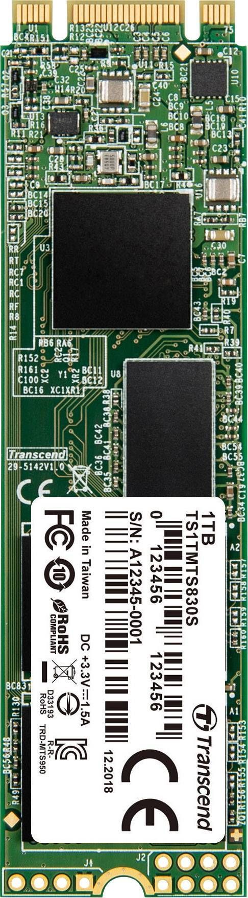 Dysk SSD Transcend 830S 512GB M.2 2280 SATA III (TS512GMTS830S)