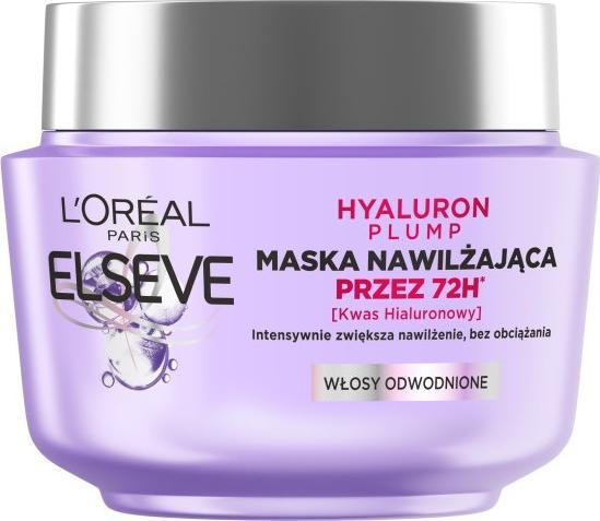 L’Oreal Paris LOREAL_Elseve Hyaluron Plump maska nawilżająca do włosów odwodnionych 300ml