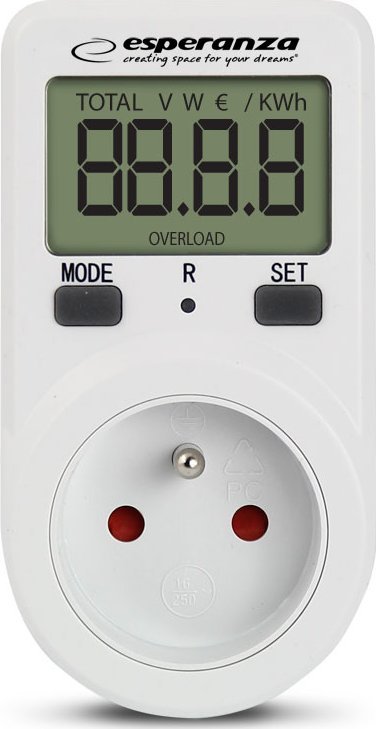 Esperanza ELA102 Esperanza elektroniczny miernik zużycia prądu scope