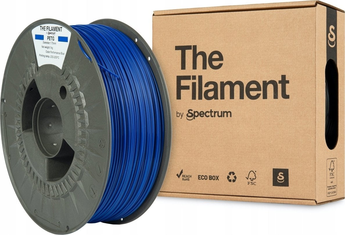 The Filament 3D filament, PETG, 1,75mm, 1000g, TF-24019, performance blue