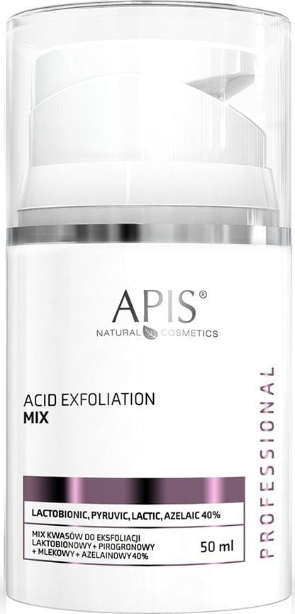 Apis Mix kwasów do eksfoliacji Laktobionowy + Pirogronowy + Mlekowy + Azelainowy 40%