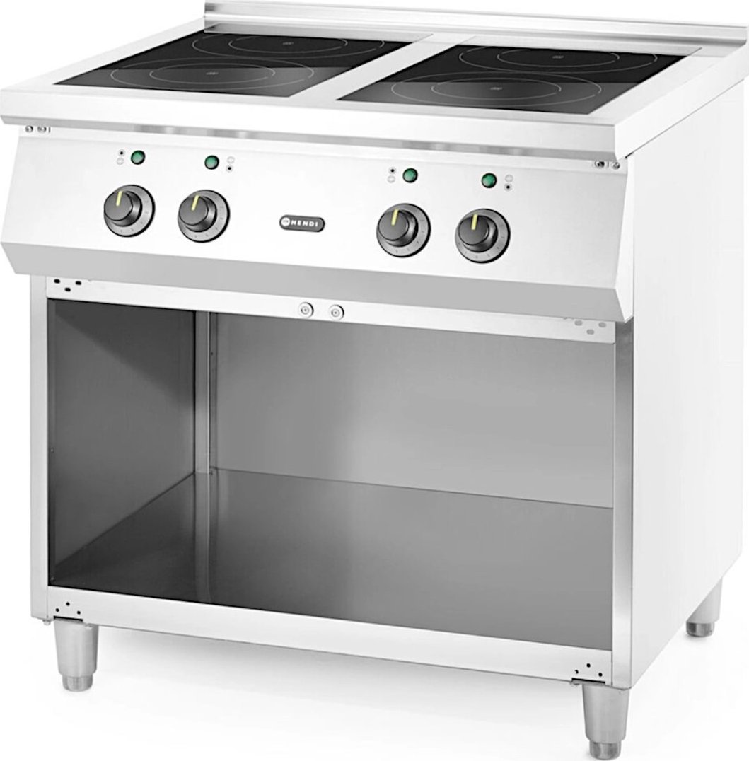 Hendi Kuchnia elektryczna indukcyjna 4-palnikowa wolnostojąca 400 V 17000 W - Hendi 237687