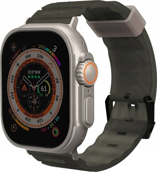 Skinarma pasek Shokku Apple Watch 49/45/44mm oliwkowy/dark olive