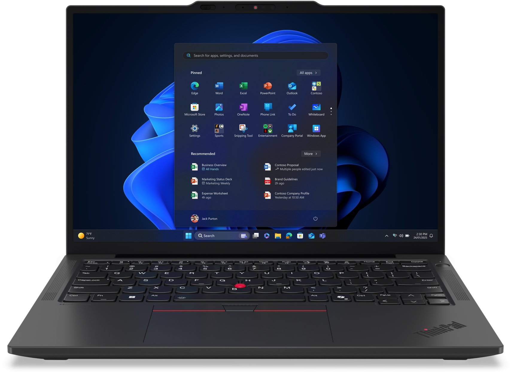 Laptop Lenovo LENOVO ThinkPad X13 G6 Intel Core Ultra 5 225U 33,78cm 13,3Zoll WUXGA 32GB 1TB SSD UMA W11P WWAN Ready AI PC Black