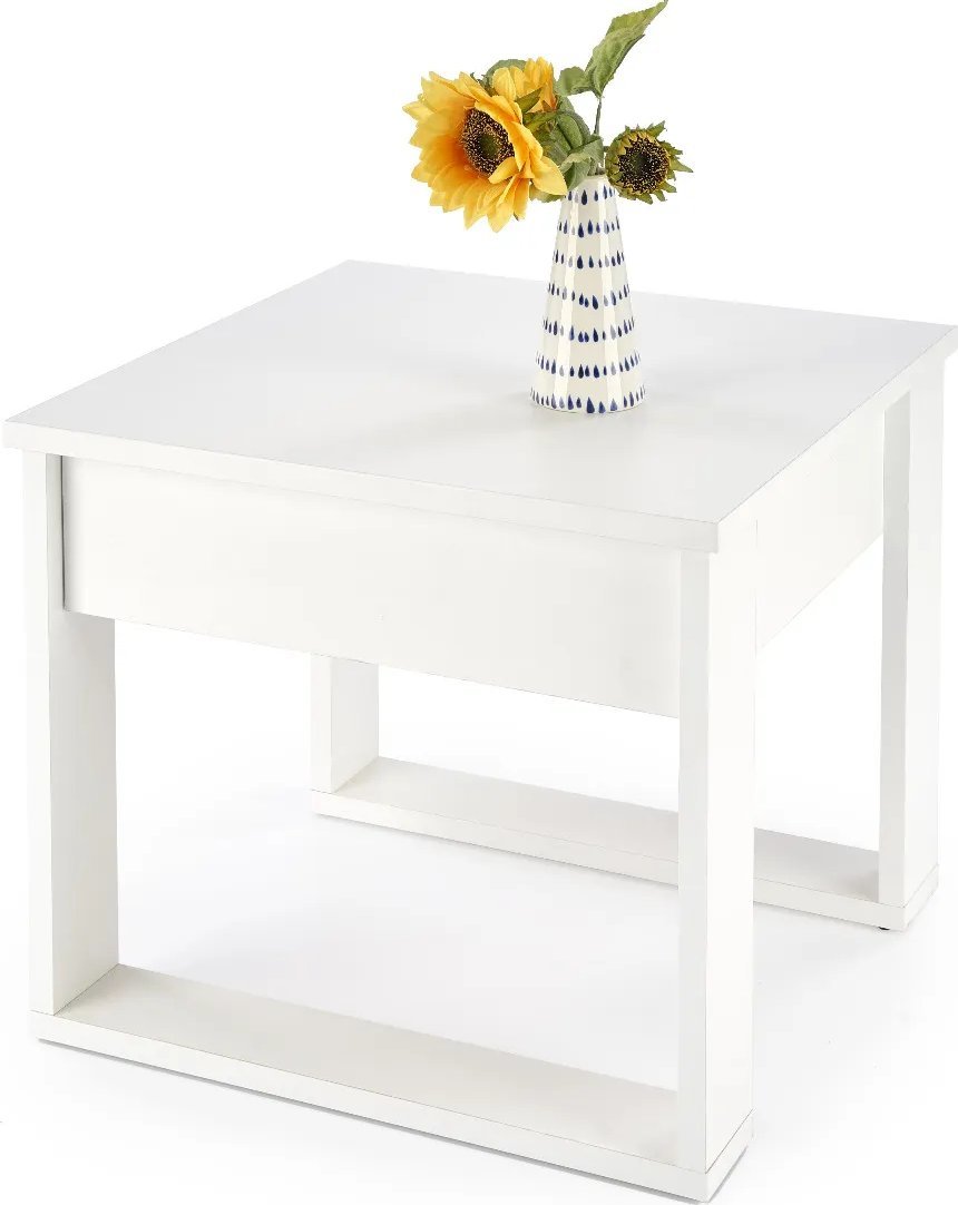 Halmar Ława NEA KWADRAT 60x60 biała HALMAR