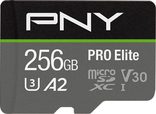 Karta PNY PRO Elite MicroSDXC 256 GB Class 10 UHS-I/U3 A2 V30 (P-SDU256V32100PRO-GE)