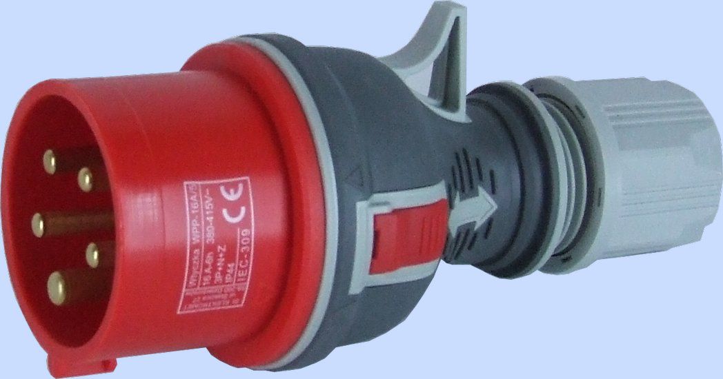 Elektromet Wtyczka przenośne proste TWIST 16A 400V IP44 (922070)